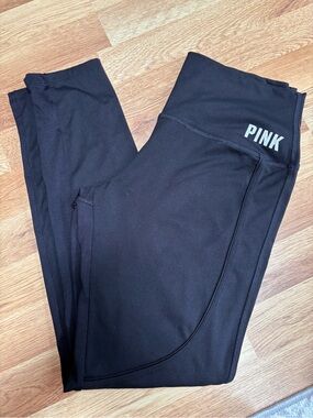 PINK Victoria's Secret Ultimate Black Leggings size Large